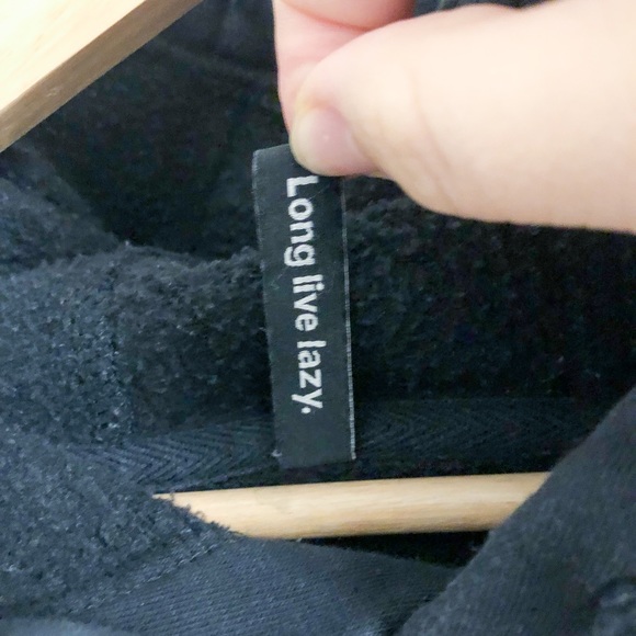 Lazypants Black Hoodie - Picture 6 of 8